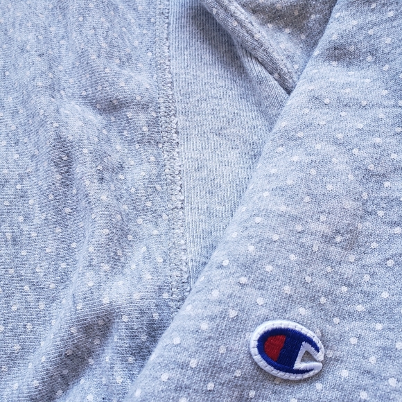 CHAMPION Crewneck Pullover grey w/ white C8 - Picture 4 of 7